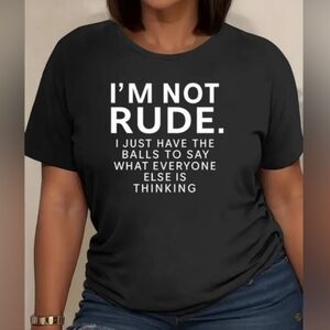 Funny Black Graphic T-Shirt